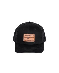 Geissele MRGG Leather Patch Trucker Hat - Black
