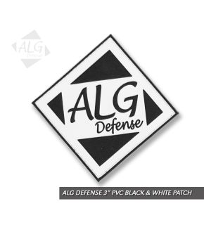ALG Defense 3" Black & White Patch  (PVC)