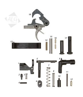 Complete AR15/M4 Mil-Spec Lower Parts Kit with ACT Trigger