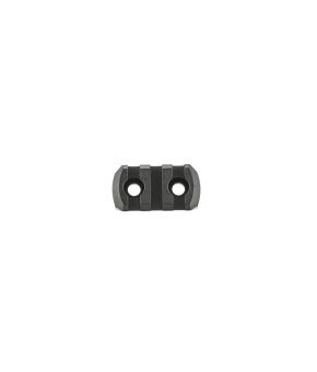 M-LOK® Aluminum Rail Section, 3 Slots - Black