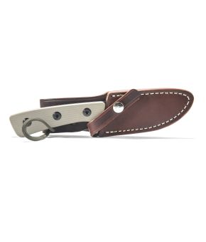 AM-2 Knife with Leather Sheath (Right Handed)