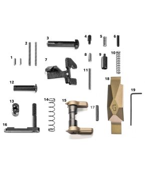 Geissele Ultra Duty® Lower Parts Kit, DDC, No Grip