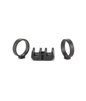 Light Mount V-Block and Rings - Black