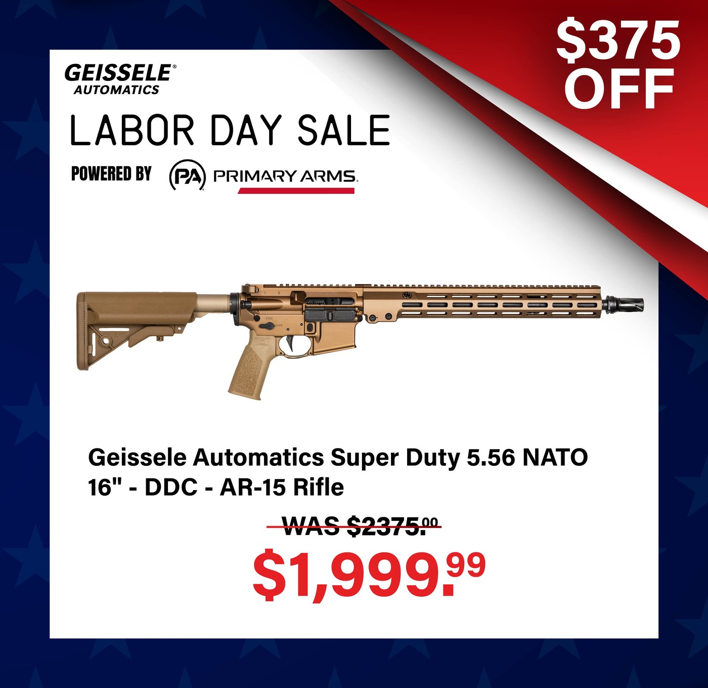 Primary Arms - Geissele Super Duty 5.56 NATO 16